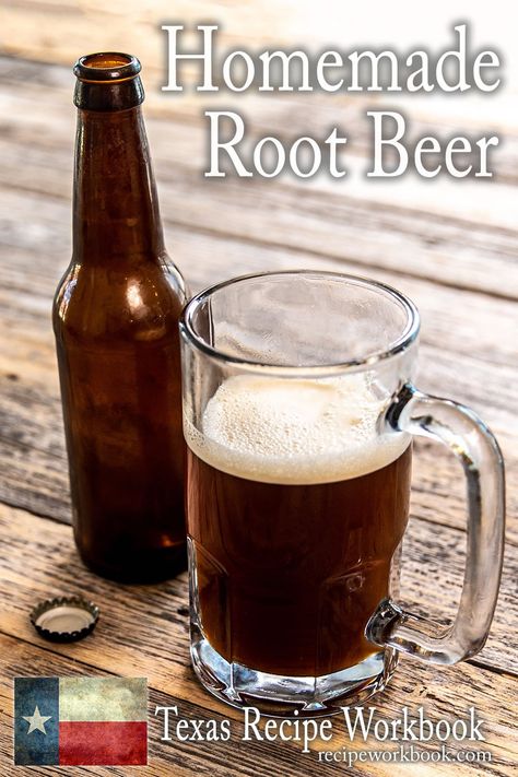 Homemade Root Beer Rootbeer Recipes, Rootbeer Recipe, Homemade Root Beer Recipe, Homemade Root Beer, Homemade Rootbeer Recipe, Root Beer Recipe, Orange Julius Recipe, Wine Making Recipes, Homemade Rootbeer