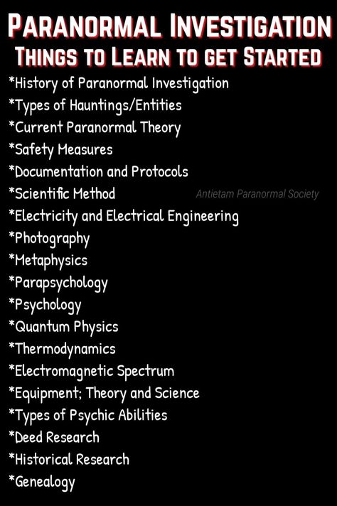 Diy Ghost Hunting Equipment, Ghost Hunting Tips, Paranormal Journal, Things To Learn When Bored, Paranormal Investigator Aesthetic, Dream Activities, Ghost Hunting Apps, Ghost Hunting Aesthetic, Ghost Hunting Tools