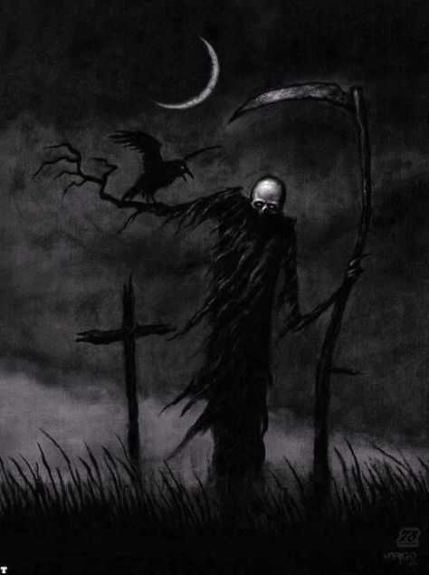 Joseph Vargo, Creepy Art, Scary Art, Gothic Art, Grim Reaper, Horror Art, Dark Fantasy Art, Dark Aesthetic, Dark Art