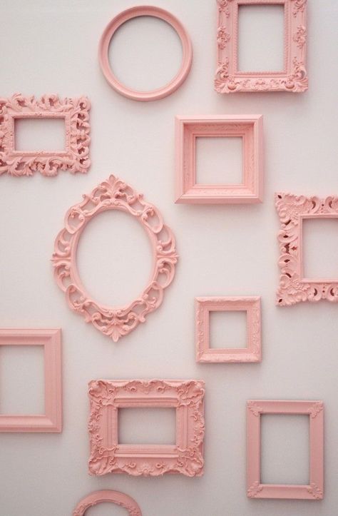 Pink Color Palette, Pink Color Schemes, Astuces Diy, Color Palette Pink, Deco Retro, Woman Bedroom, Deco Boheme, Shabby Chic Bedrooms, Pink Frames