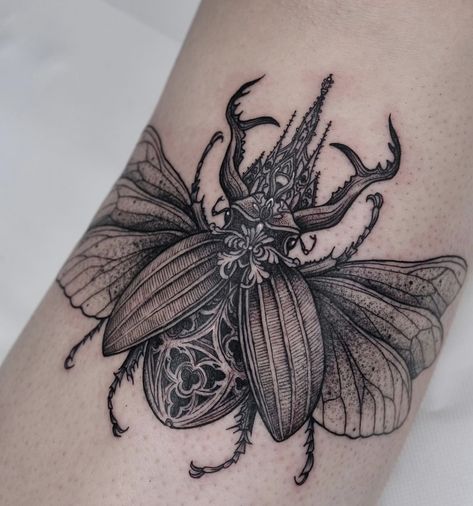 Caterpillar Tattoo, Dna Tattoo, Beetle Tattoo, Gem Tattoo, Insect Tattoo, Bug Tattoo, Creepy Tattoos, Beautiful Tattoo, Botanical Tattoo