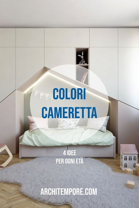 Hai bisogno di ristrutturare la camera di tuo figlia? Stai pensando di ridipingere le pareti della camera dei bambini? Ecco un articolo per suggerimenti sui colori delle pareti della cameretta dei bambini dai più piccoli agli adolescenti. Sul blog altri articoli di kids interior design. Camera Montessori, Kids Interior Design, Kids Interior, Montessori, Aurora, Interior Design, Design