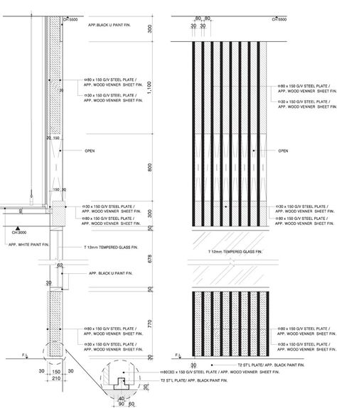 Timber Screen, Wall Section Detail, Biophilic Architecture, Wood Partition, Architectural Detailing, Shading Device, Modern Facade, Wall Detail, Timber Screens