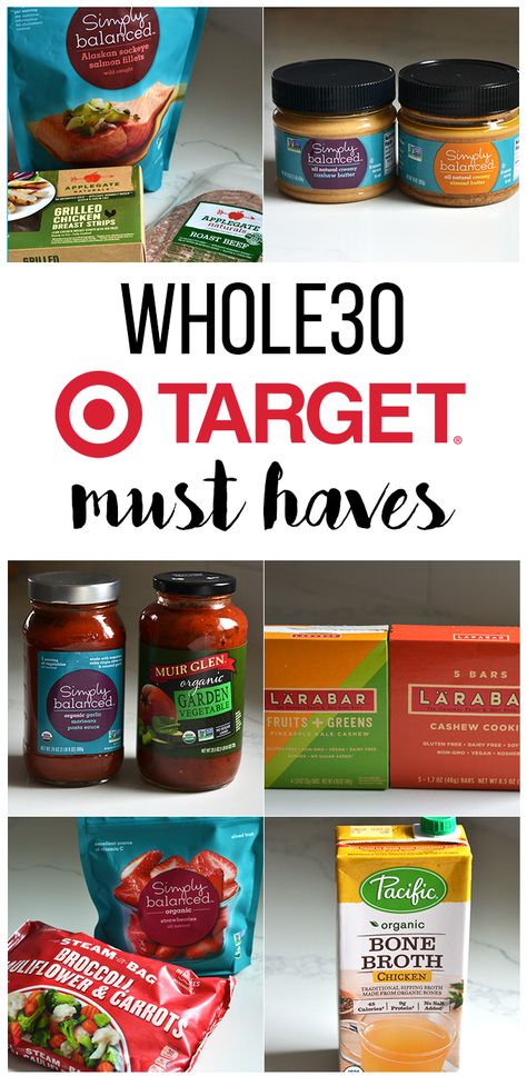 This Whole30 Target Must Haves list is the perfect shopping list to guarantee a healthy trip to the store! Whole Thirty, Target Must Haves, Whole 30 Challenge, 30 Diet, Whole 30 Diet, Overnight Oat, Whole 30 Approved, Paleo Life, Whole30 Recipes