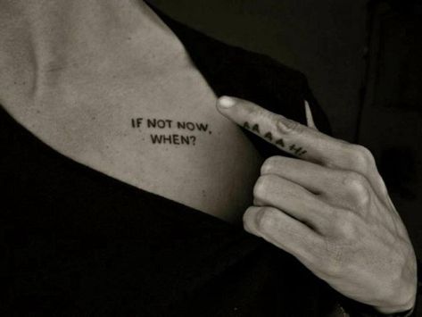 Tiny Quote Tattoos, Live In The Moment Tattoo, One Life Tattoo, Tattoo Word Fonts, Live Tattoo, Tattoo Words, If Not Now When, Small Shoulder Tattoos, Small Quote Tattoos