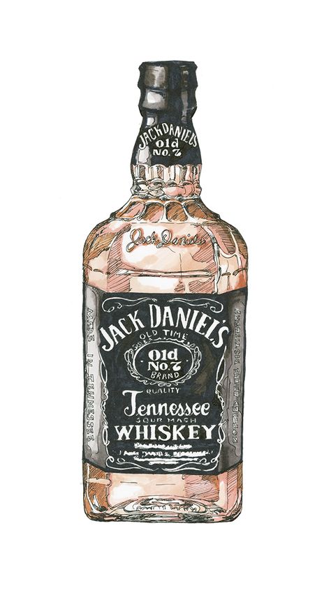 Discover Illustration, Cerave Night Cream, Liquor Label, Bottle Drawing, Cream For Face, Happy Birthday Signs, Jack Daniels Whiskey, Cakes For Men, Jack Daniels