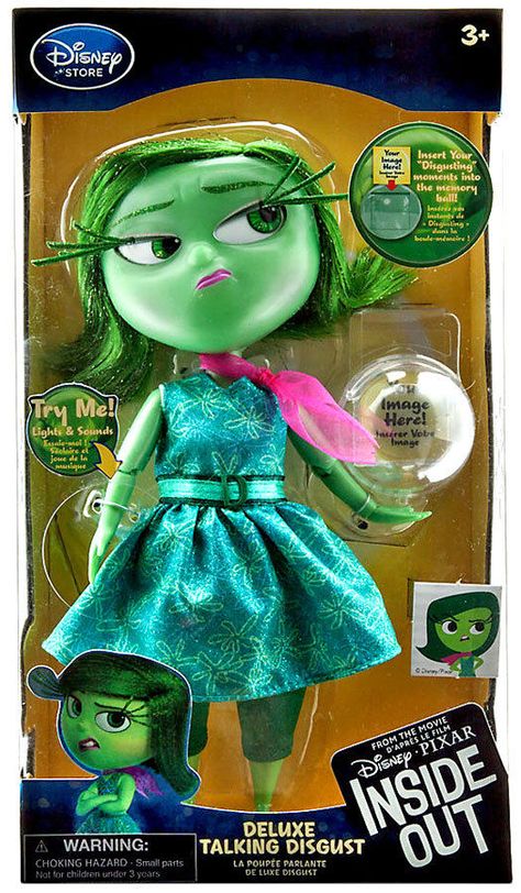 Inside Out Toys, Inside Out Disgust, Pixar Inside Out, Images Disney, Disney Inside Out, Film Disney, Inside Out 2, Walt Disney Studios, Barbie Fashionista