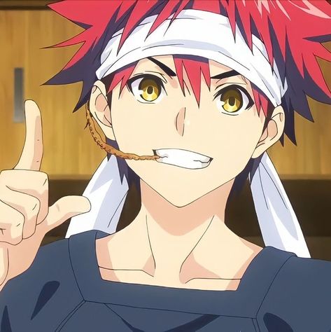 Food Wars Anime Icons, Food Wars Characters, Bofuri Anime, Food Wars Icon, Souma Yukihira, Food Wars Anime, Yukihira Soma, Soma Anime, Shokugeki No Soma Anime