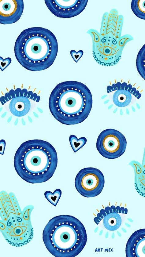 Ojo Wallpaper Aesthetic, Evil Eye Wallpaper Backgrounds, Blue Eye Wallpaper, Hamsa Wallpaper, Good Vibes Only Wallpaper, Evil Eye Background, Eyes Background, Evil Eye Wallpaper, Good Vibes Wallpaper