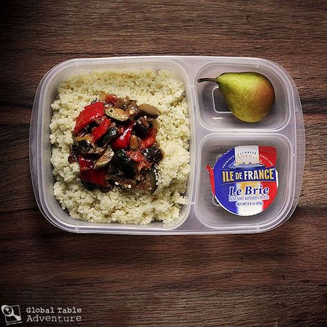 Ava's French Lunch French Lunch Box Ideas, French School Lunch, French Lunch, Ivy School, Veggie Lunch, French Diet, Ratatouille Recipe, French Ideas, College Food