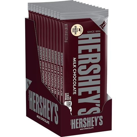 Hershey Candy Bars, Hershey Candy, Hershey Chocolate Bar, Hershey Bar, Hershey Chocolate, Bulk Candy, Candy Bars, Halloween Food For Party, Sweet Chocolate