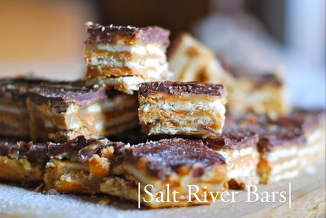 Salt River Bars // These look SOOOOO good! Via http://rayandak.blogspot.com/ River Bar, Gilbert Arizona, Miracle Prayer, Project Manager, Creative Blog, Looks Yummy, Cookie Bars, Cookies Bars, The Project