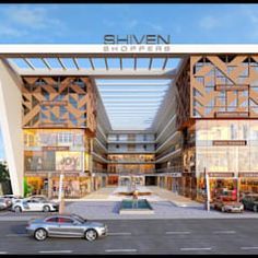 Shopping Center Architecture, Commercial Elevation, Commercial Building Plans, Mall Interior, Building Front Designs, Mall Facade, Shopping Mall Design, Plaza Design, Shopping Mall Architecture