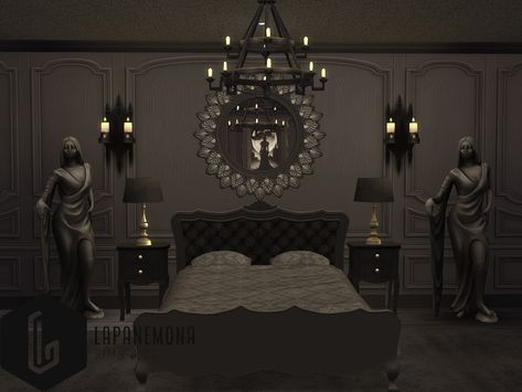 The Sims Resource - Very goth bedroom set Sims 4 Goth Cc Decor, Sims 4 Goth Bedroom Cc, Sims 4 Cc Dark Furniture, Sims 4 Emo Bedroom Cc, Sims 4 Goth House Cc, Goth Sims 4 Cc Furniture, Sims 4 Vampire Cc Furniture, Sims 4 Goth Cc Furniture, Sims 4 Gothic Cc Furniture