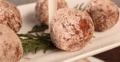 Holiday Peanut Butter Whiskey Balls Peanut Butter Whiskey Balls, Whiskey Balls, Bourbon Balls Recipe, Cookie Balls Recipe, New Dessert Recipes, Peanut Butter Whiskey, Bourbon Balls, Whiskey Recipes, Bourbon Sauce