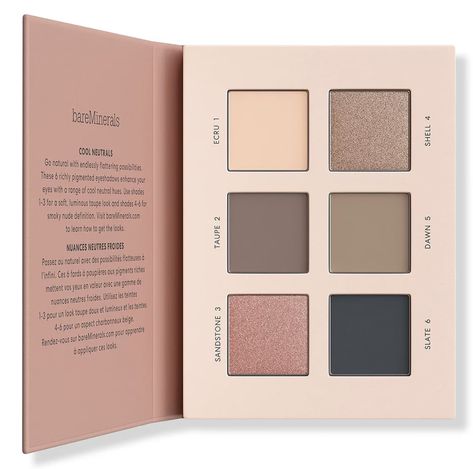 Creamy Eyeshadow, Best Eyeshadow Palette, Rose Taupe, Copper And Pink, Batons Matte, Best Eyeshadow, Mineral Pigments, Bare Minerals, Eyeshadow Primer