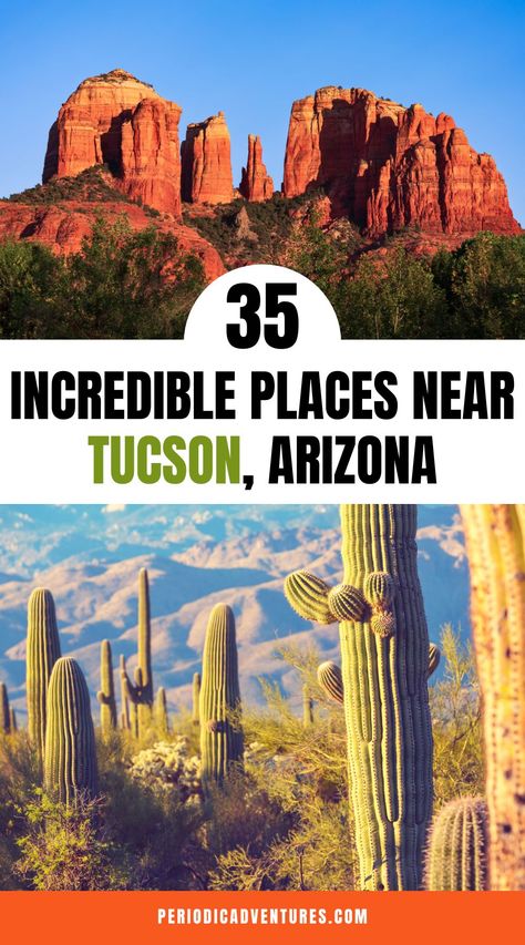 These are the top 35 incredible places near Tucson, Arizona to visit. These include day trips, national parks, best cities in Arizona to visit, and more! Places To Go In Arizona, Visiting Arizona, Places To Visit Arizona, Southern Arizona Travel, Arizona In February, Tubac Arizona, Tusan Arizona, Arizona Places To Visit, Southern Arizona