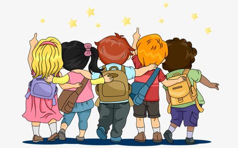 Student Cartoon Image, Students Cartoon Images, Student Illustration School, School Cartoon Images, Student Cartoon Character, Go To School Cartoon, School Students Images, Cartoon Illustration Characters, Students Illustration