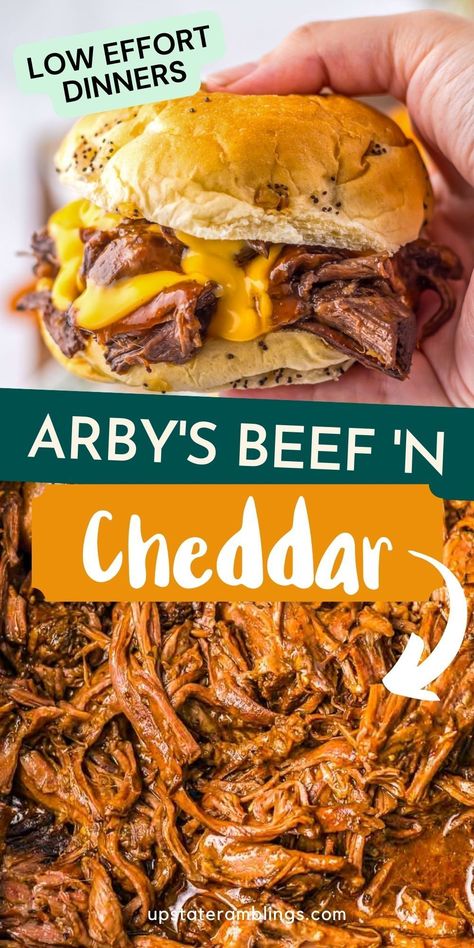 Arby's Beef 'n Cheddar Crockpot Meat Sandwiches, Sandwich Crockpot Recipes, Crockpot Beef And Cheddar Sandwiches, Slow Cooker Tailgate Recipes, Crock Pot Beef Sandwiches, Crock Pot Football Food, Unique Crock Pot Recipes, Crock Pot Sandwiches For A Crowd, Crock Pot Lunches For Work