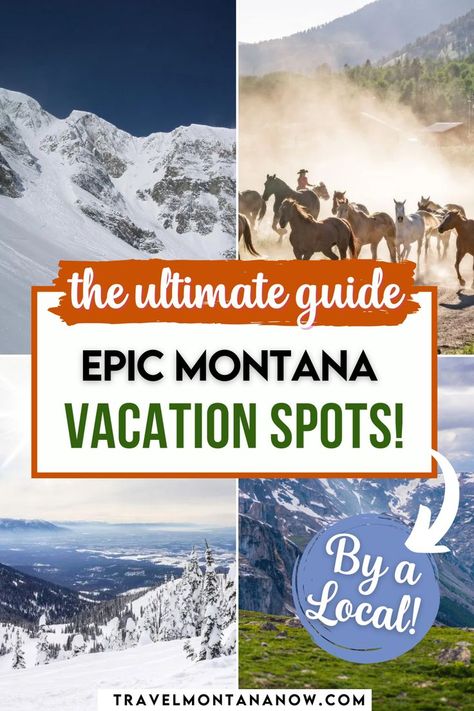 Get ready to experience Montana’s most epic vacation destinations, where breathtaking scenery and outdoor adventure await! This guide highlights must-visit spots across the state, from the iconic peaks of Glacier National Park and Yellowstone’s geothermal wonders to hidden gems like Flathead Lake and the charming town of Whitefish. Whether you’re into hiking, wildlife spotting, or exploring historic sites, these Montana destinations offer unforgettable experiences. Montana Summer Vacation, Montana Family Vacation, Montana Travel Guide, Flathead Lake Montana, Montana Winter, Visit Montana, Montana National Parks, Montana Vacation, Montana Travel