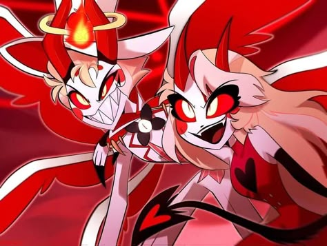 Charlie And Lucifer, Lucifer And Charlie, Lucifer Morningstar Hazbin Hotel, Hazbin Hotel Lucifer, Hell Of A Boss, Hazbin Hotel Fanart, Hazbin Hotel Art, Hazbin Hotel Charlie, Monster Hotel