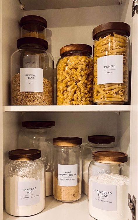 #pantry #topbuy #amazon #unique #trendy Breakfast Essentials, Pantry Organisation, House Organisation, House Essentials, Kitchen Organisation, Future Apartment Decor, Sweater Knitting, Home Organisation, Blanket Knitting