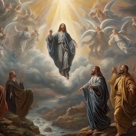 The Ascension and the Church's First Novena | Catholic Answers Ascension Of The Lord, Ascension Thursday, The Ascension Of Jesus, Walk To Emmaus, Jesus 2024, Novenas Catholic, Ascension Of Jesus, Christ Painting, Ascension Day