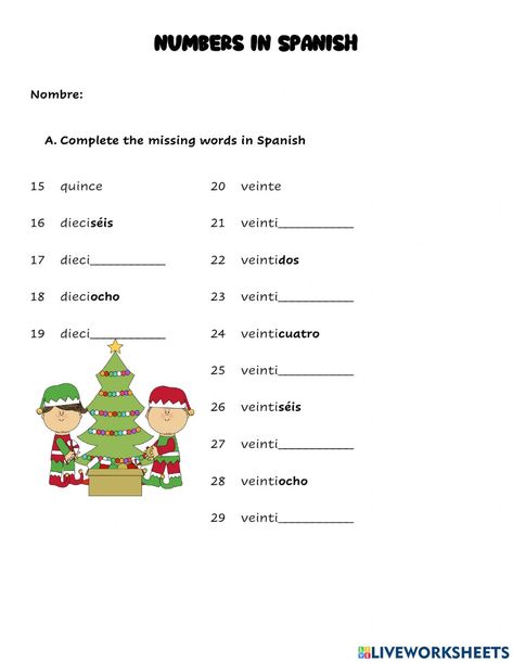 Worksheet Numbers, Numbers In Spanish, Spanish Worksheets, Spanish Words, School Subjects, Google Classroom, In Spanish, Long Hair, To Share