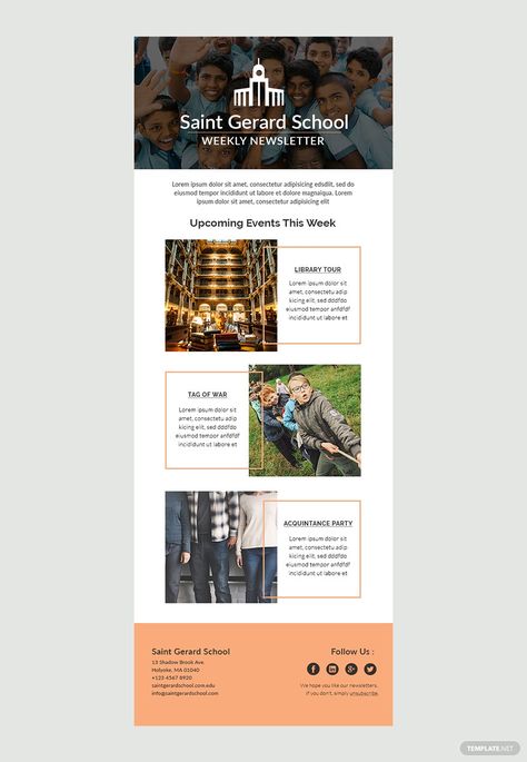 Email Marketing Layout Design, Digital Newsletter Design Layout, News Letter Design Newsletter Templates, Corporate Email Design, Emailer Template, Marketing Template Design, Email Marketing Template Design, Newsletter Design Layout, Newsletter Design Inspiration