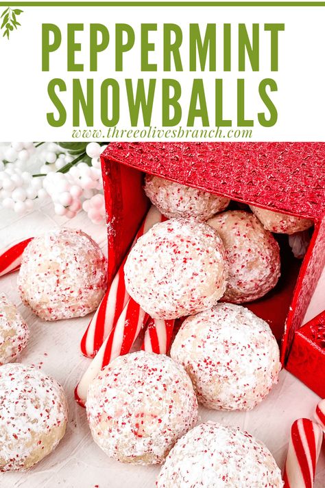 Peppermint Snowball Cookies make a perfect easy Christmas cookie recipe! Also called Russian tea cakes, Mexican wedding cookies, and butter cookies. Beautiful red and white cookies for a holiday cookie swap. Peppermint Snowball Cookies, Russian Tea Cookies, Russian Tea Cakes, Cookie Recipes Holiday, Mexican Cookies, Snowball Cookie Recipe, White Cookies, Christmas Cookie Recipes Holiday, Recipes For Easter