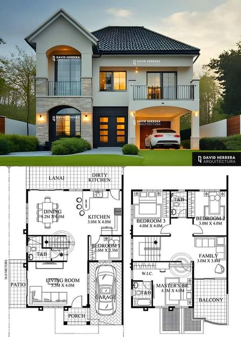 2 Floor Simple House Design, 2 Floor Home Design, 100 Yards House Plan, Duplex Villa Plan House Design, House Design Two Storey Home, Plan And Elevation Modern Houses, Morden House Layouts, Small House 2 Floors Design, Timeless House Design Exterior