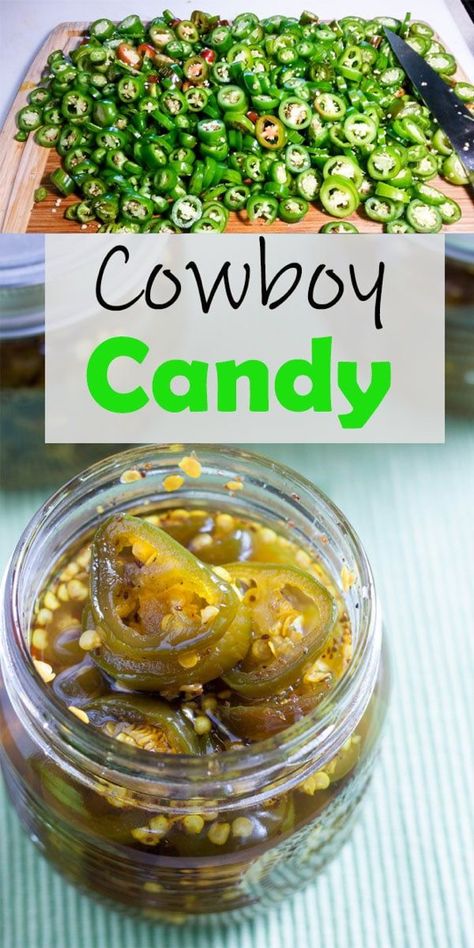 Canned Cowboy Candy, Cowboy Candy Recipe, Canning Peppers, Pepper Jelly Recipes, Cowboy Candy, Candied Jalapenos, Home Canning Recipes, Canning Vegetables, Canning Food Preservation