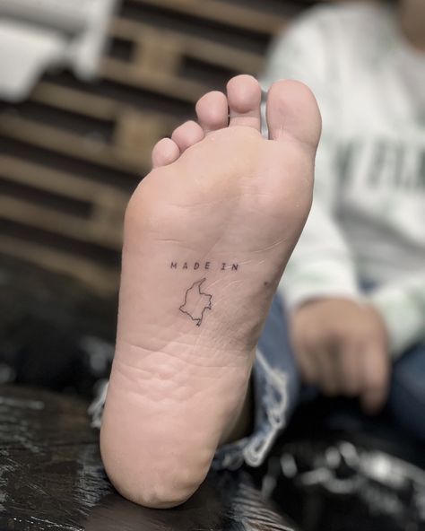 Bogota- Colombia Colombian Inspired Tattoo, Venezuela Tattoo Ideas, Columbia Tattoo, Colombian Tattoo Ideas, Colombia Tattoo Ideas, Colombian Tattoo, Colombia Tattoo, Colombia Map, Secret Tattoo