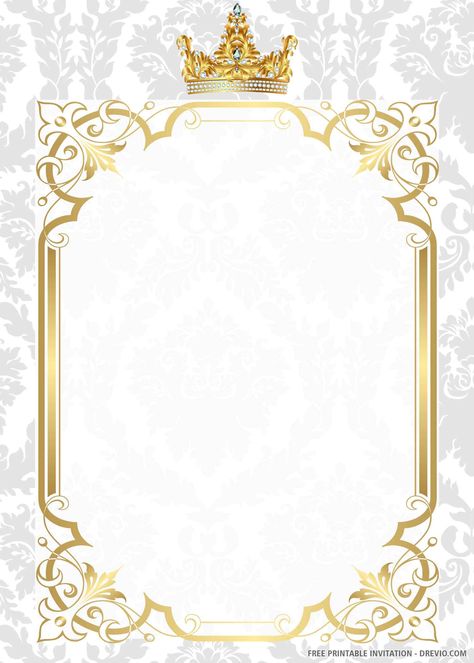 Download Now (FREE PRINTABLE) – Gold Royal Wedding Invitation Templates #free #freeinvitation2019 #birthday #disney #invitations #invitationtemplates Template For Invitation, Wedding Invitation Details Card, Free Wedding Templates, Royal Invitation, Royal Wedding Invitation, Wedding Invitation Background, Free Printable Birthday Invitations, Invitation Background, Disney Invitations