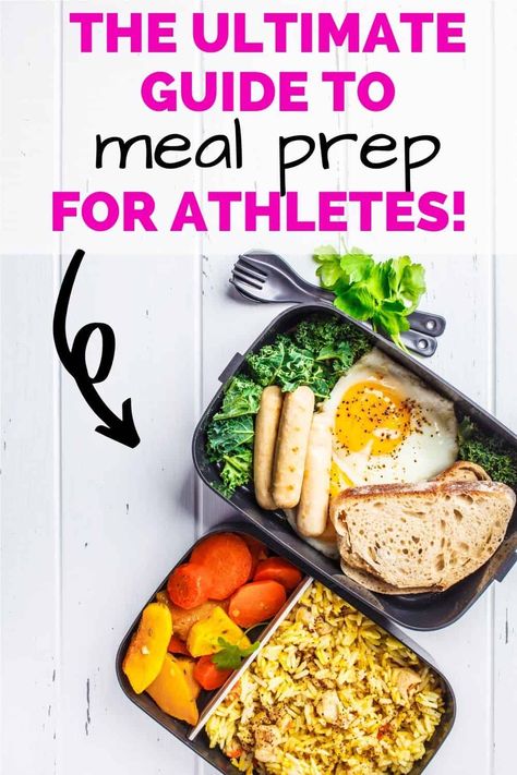 Meal Prep For Athletes, Recipes For Athletes, Athlete Meal Plan, Athlete Food, High Protein Dinner, Healthy Dinner Ideas, Meal Prep Snacks, Protein Dinner, Best Meal Prep