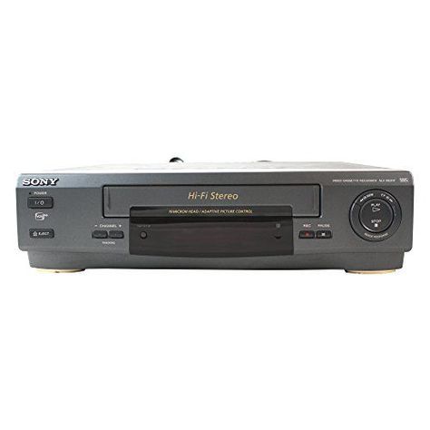 Sony SLV-662HF HI-FI Stereo VHS Video Cassette Recorder-Player with Remote Control. 01.17 Vhs Design, Sony Design, Vcr Player, Cinema Video, Vhs Player, Projection Screens, Vhs Video, Retro Radio, Cassette Recorder