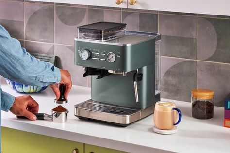 Your stand mixer has a new friend. Kitchenaid Espresso, Wedding Registry Essentials, Wedding Registry Items, Healthy Cheesecake, Automatic Espresso Machine, Amazon Coffee, Decaf Coffee, Best Espresso, Coffee To Go