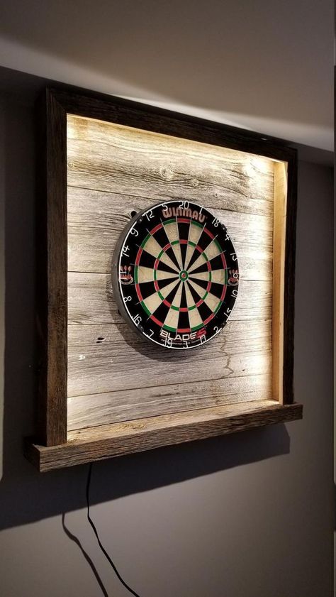 Dart Board Backboard, Custom Dart Board, Dart Board Wall, Dart Board Cabinet, Man Cave Room, Game Room Basement, Game Room Bar, Man Cave Home Bar, Craft Craft