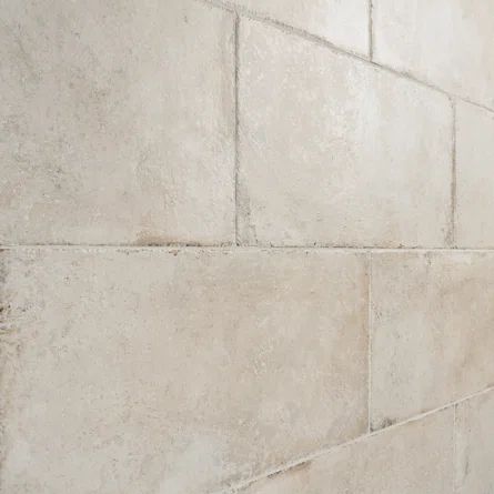 Ivy Hill Tile Granada 12" W x 24" L Porcelain Stone Look Wall & Floor Tile | Wayfair Tile For Pool, Natural Stone Tile Bathroom, Main Bathroom Remodel, Brick Tile Floor, New House Goals, Spanish Style Tile, Stone Tile Bathroom, Cali Beach, Travertine Colors