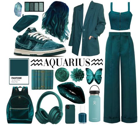 TEAL Outfit | ShopLook Teal Capsule Wardrobe, Light Teal Outfit, Dark Turquoise Outfit, Peacock Blue Outfit, Teal Aesthetic Outfit, Teal Shoes Outfit, Turquoise Outfit Aesthetic, Terrance And Philip, Turquoise Outfit Ideas