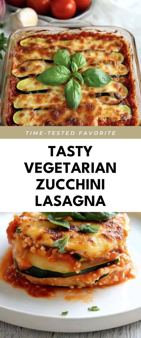 Image for Tasty Vegetarian Zucchini Lasagna Vegetarian Zucchini Lasagna Recipe, Vegetarian Zucchini Lasagna, Veggie Lasagna Recipe, Zucchini Lasagna Recipe, Healthy Lasagna, Zucchini Lasagna, Meatless Dinner, Tasty Vegetarian Recipes, Dinner Options