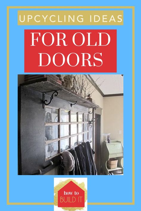 DIY projects from howtubuildit.org are fun, easy, and totally transformative! Flip your home all on your own! Try out these repurposing projects for old doors today! Ideas For Old Doors, Thrift Store Decorating Ideas, Fixer Upper Bedroom, Thrift Home Decor, Vintage Doors Repurposed, Thrift Store Decorating, Kitchen Fixer Upper, Thrift Shop Outfit, Old Door Ideas