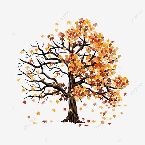 Fall Tree Drawing Autumn Leaves, Maple Tree Drawing Simple, Fall Tree Illustration, Maple Tree Illustration, Autumn Tree Illustration, Fall Tree Drawing, Maple Tree Drawing, Autumn Tree Drawing, Autumn Tree Branch