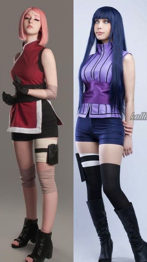 Hinata Cosplay Naruto, Cosplay Ideas Women Anime, Naruto Cosplay Female, Naruto Halloween Costumes, Sakura Costume, Genderbent Cosplay, Naruto Costume, Cosplay Hinata, Naruto Outfits