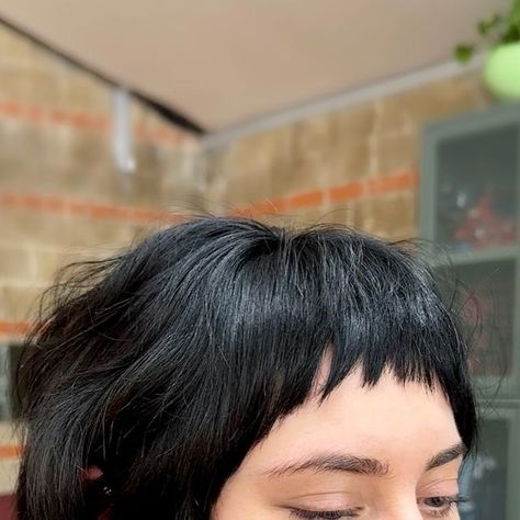 Destiny Gonzalez on Instagram: "can’t get over this combo 😩 baby bang + french bob🤌🏼" Micro Bangs Pixie Cut, Bob Micro Bangs, Baby Curtain Bangs, Wispy Baby Bangs, Short Hair With Micro Bangs, Baby Bangs Round Face, Uneven Bangs, Baby Bangs Long Hair, Baby Curtains