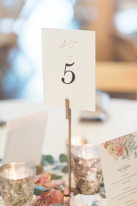 Number For Tables At Wedding, Tall Table Numbers Wedding, Table Tags Ideas, Diy Table Number Holders, Diy Table Number Stands, Peach And Ivory Wedding, Table Number Diy, Table Number Holders Wedding, Tall Table Numbers