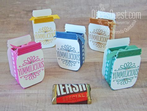 Hershey Homemade Card Designs, Jar Of Flowers, Hershey Candy, Hershey Miniatures, Mini Treats, Craft Booth Displays, Clay Flower Pots, Hershey Bar, Candy Crafts