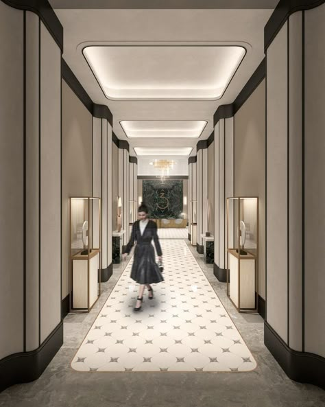 Hotel Corridor, Elevator Lobby, Interior Hotel, Lobby Interior Design, Corridor Design, Lift Lobby, Lobby Interior, Hotel Interior Design, Lobby Design