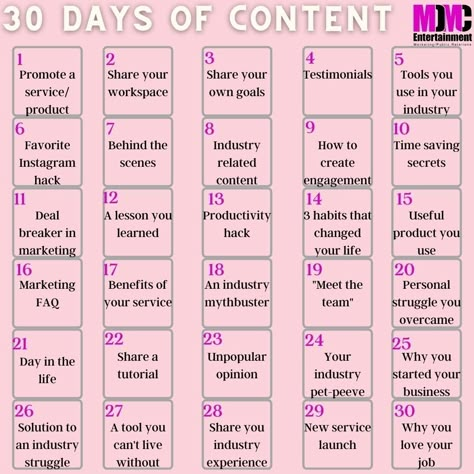 30 Day Content Calendar, Salon Content Calendar, 30 Days Of Makeup Content, 30 Days Of Tiktok Content, Content Calendar Tiktok, Makeup Artist Content Calendar, Lash Tech Content Calendar, Lash Content Calendar, Nail Tech Content Planner