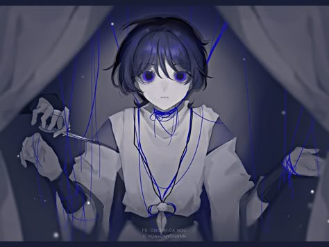 The puppet 💙 #wanderer #scaramouche #genshin Wanderer Kunikuzushi, Scaramouche Genshin, Wanderer Scaramouche, Wanderer Art, Scaramouche Wanderer, The Puppet, Reasons To Live, I'm A Simp, Honkai Star Rail